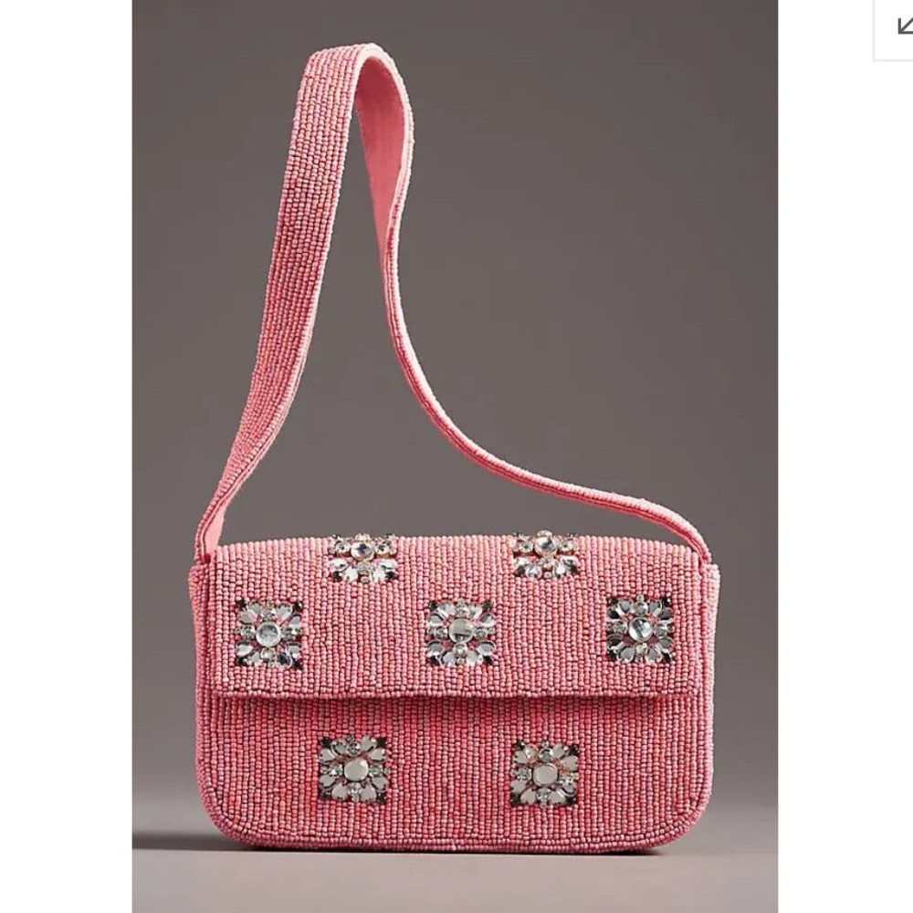 Anthropologie Fiona Beaded Bag